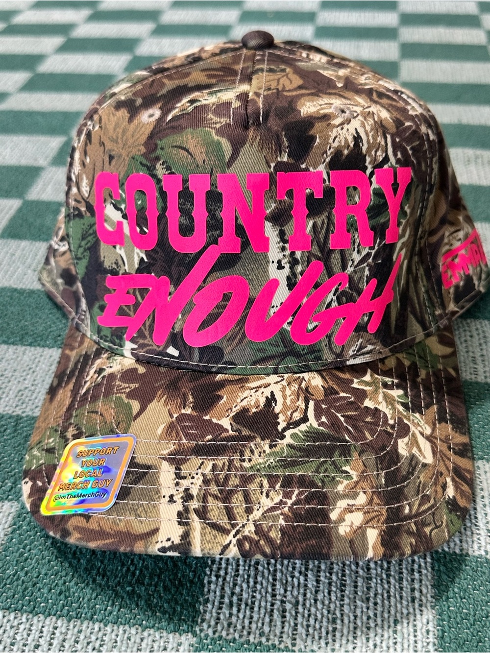 Emma Zinck Country Enough Reflective Camo SnapBack Hat